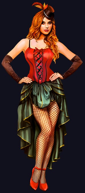 Cancan Saloon Online Slots by Mascot Gaming - Free to Play